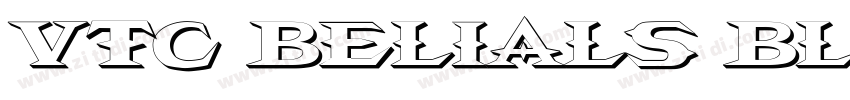 VTC Belials BladeIta字体转换